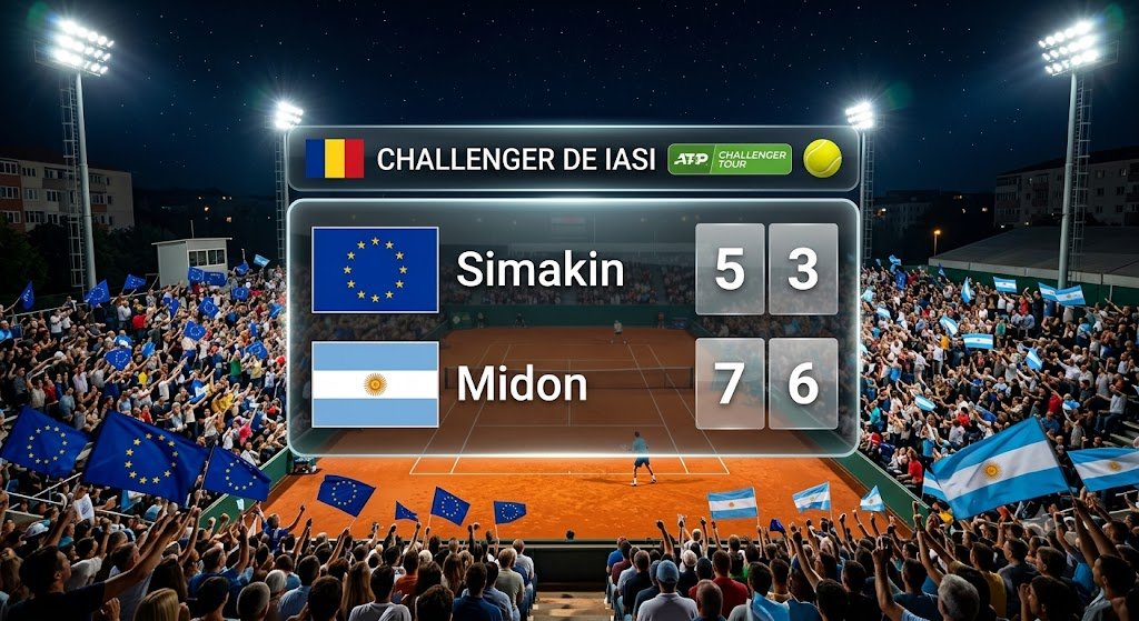JuanPTeixeiraCM's tweet photo. ATP Challenger de Iasi 🎾🇷🇴 | Ronda 2️⃣
Simakin 🇪🇺 5️⃣ | 3️⃣
Midon 🇦🇷 7️⃣ | 6️⃣
#ATP #ATPChallenger #Challenger #Iasi #Rumania #Simakin #Midon #UnionEuropea #Argentina https://t.co/RG7IvQPl7G