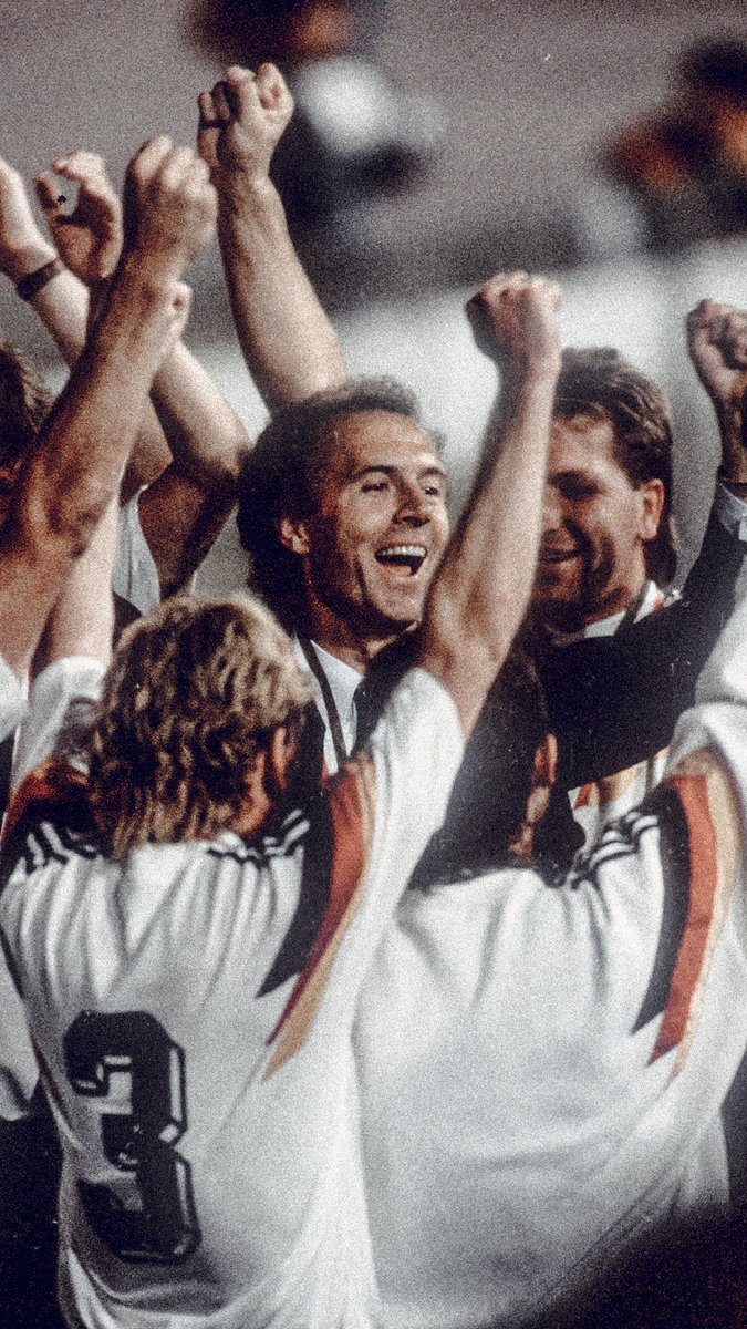 beckenbauer's tweet photo. #OnThisDay in 1990: World Cup glory from the sidelines 🇩🇪🏆

36 years ago today, Franz celebrated the greatest triumph of his coaching career leading the German national team to a 1-0 victory over Argentina on a historic evening in Rome. He became only the second person after Mário Zagallo to win the FIFA World Cup both as a player (1974) and as head coach (1990) 👑

Would you like to find out more about the 1990 World Cup triumph and relive some of the greatest moments from Franz’s extraordinary career? 📝 Visit https://t.co/hXJrwMh7d2 ✍️

📸: (Archive images: Imago©️)
