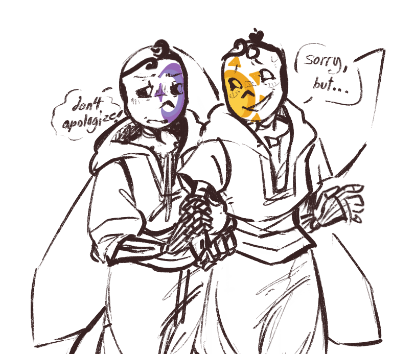 cryingwaffels's tweet photo. tavern dream and nightmare 🫶🍎 https://t.co/s2bayKHwaz