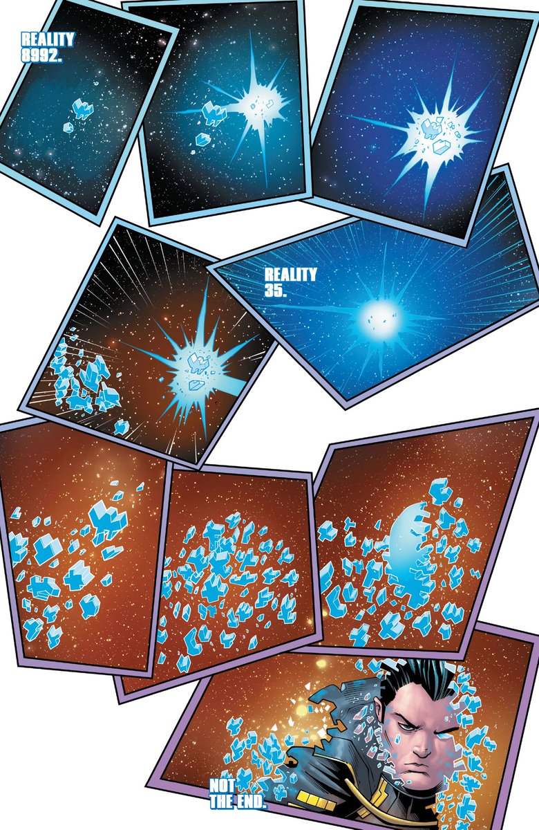 AlignedEclipse's tweet photo. I think that Geno reformed in the sideways after being shattered by the zero point

You can see the realities become more blue before his particles seemingly rift away and then it becomes more and more orange like the sideways. I assume he then made a deal with The Nothing https://t.co/dM6ITjFG43