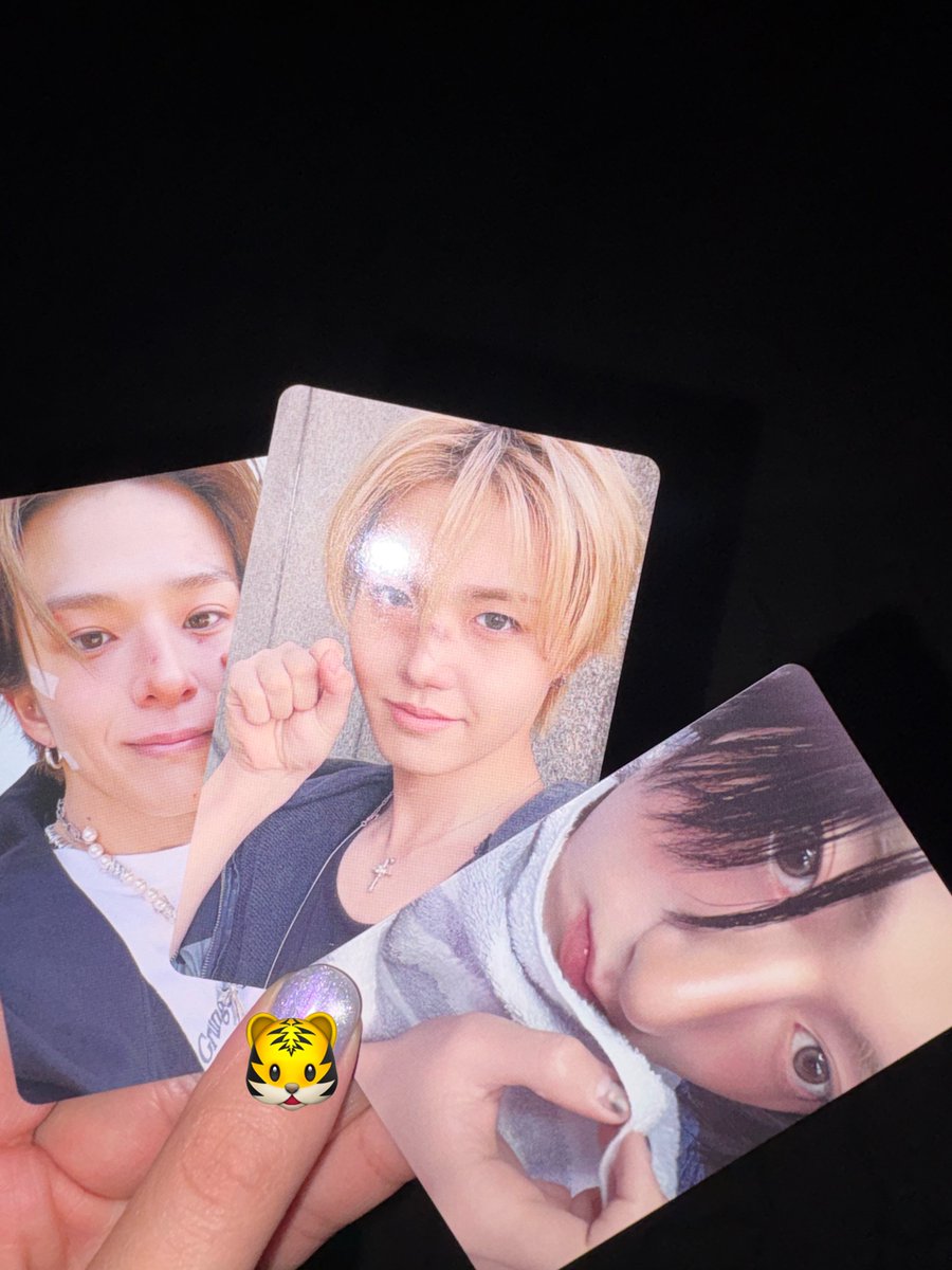 apple_555chan's tweet photo. TREASURE 交換 THE STAGE

新規入会トレカ
【譲】アサヒ🤖 ドヨン🐰
【求】ヨシ🐯(決まり次第ジフン🐶)

8000円トレカ
【譲】ハルト🦋
【求】ヨシ🐯

 #treasure  #treasure交換 https://t.co/6aaBDcYCFt