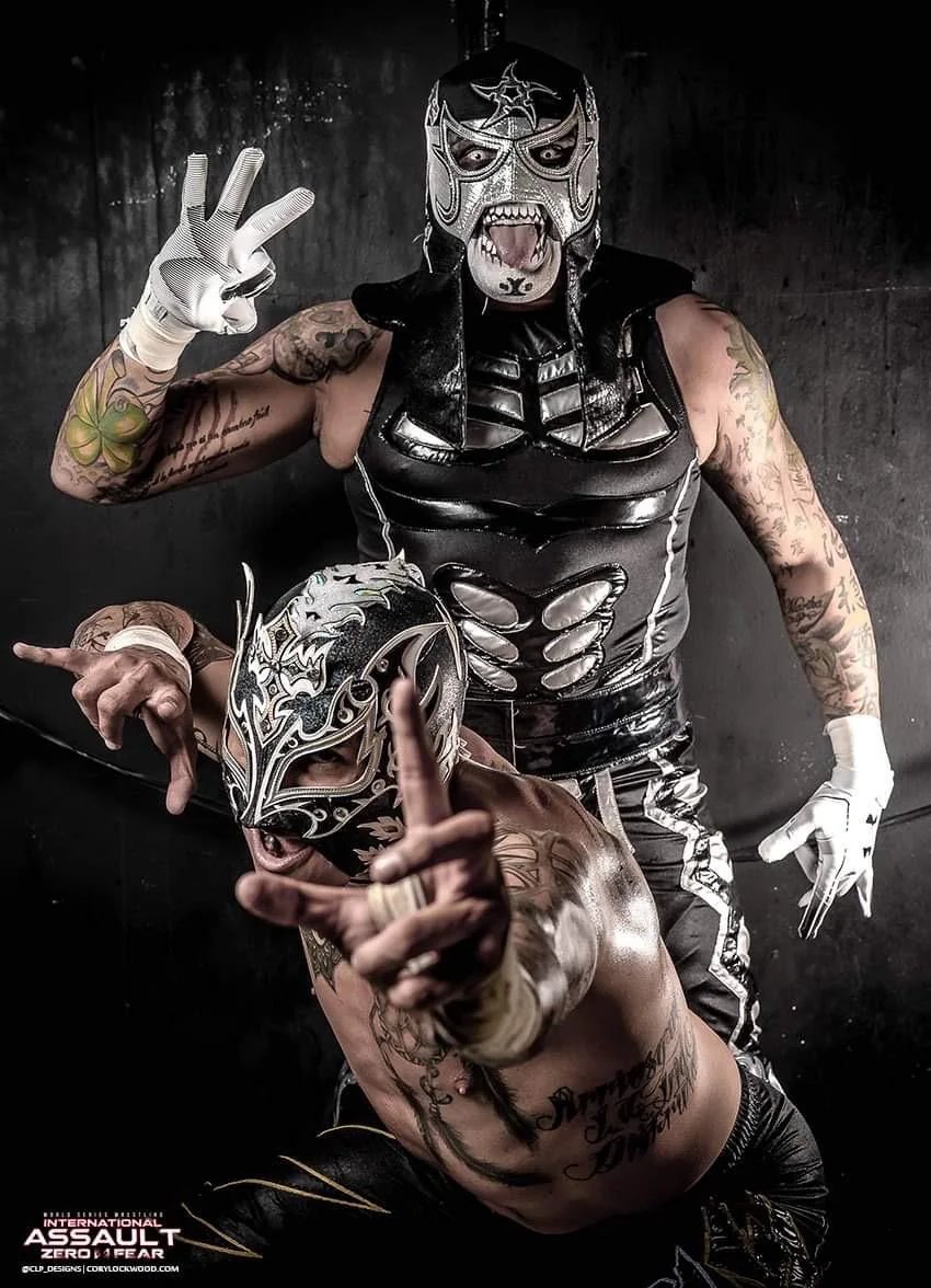 Krugerman12's tweet photo. Day 142 of posting the Lucha Bros until they reunite.  

#Penta #ReyFenix | #WWERaw #SmackDown https://t.co/CrfVEkmgdk