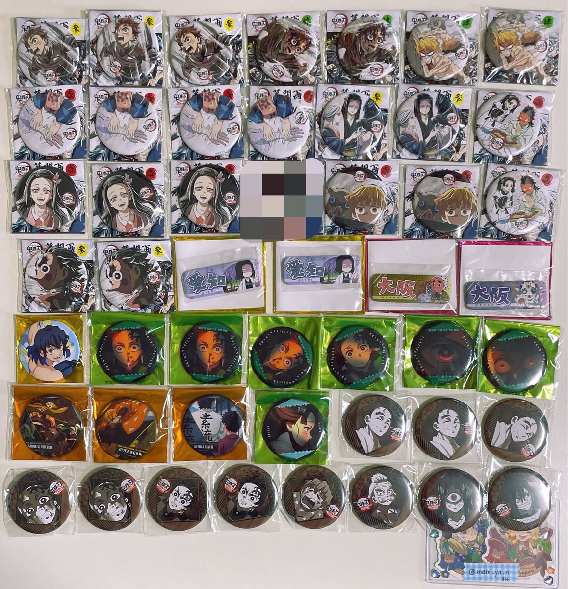 mami_ya_n's tweet photo. 譲渡 交換 鬼滅の刃 缶バッジ 幕間画 ダイニング 全集中展 午年 ナンジャタウン 一番くじ ラバスト ガチャガチャ 

譲▶︎画像
求▶︎1点100円(＋送料)

🍣は2点で100円
数にもよりますが要梱包費

出来るだけ迷子無くしたい為、1点のみはご遠慮ください🙇‍♀️

ゆうちょpaypay(マネラ可)
クリックポスト可 https://t.co/x5QNQwkoSK