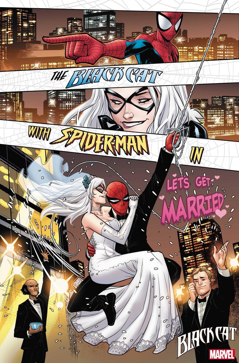 wasabitoffee's tweet photo. SpideyCat team-up. Them being freaks, being annoyed, but also sincere with each other. Better give me those undercover wedding skins next @MarvelRivals https://t.co/7mPa2Qbvjx