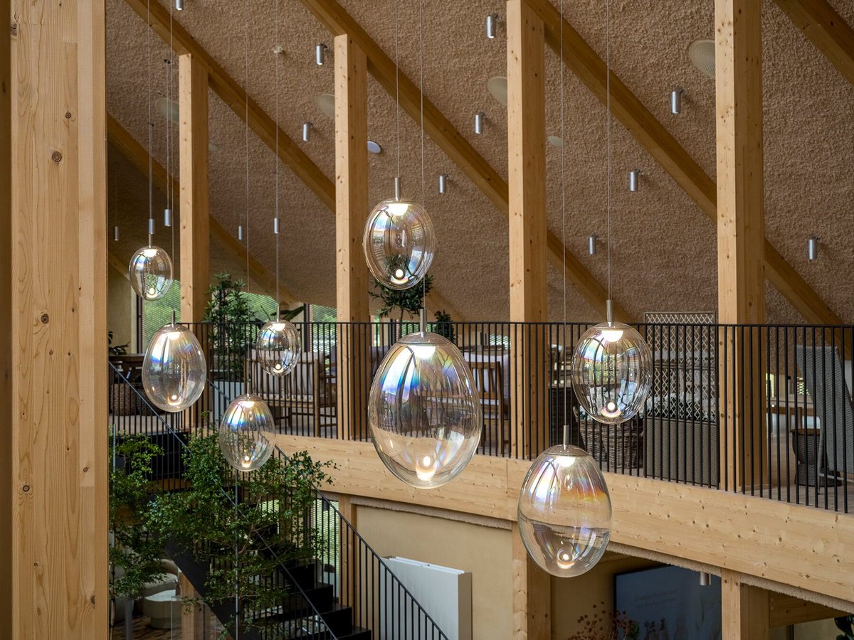 designboom's tweet photo. big completes dymak’s headquarters in denmark as a full-scale showcase of natural materials, where timber, clay, cork, and eelgrass shape the architecture itself.

https://t.co/v6eglZu1ta
#architecture #sustainability #design https://t.co/TsJ1McYSao