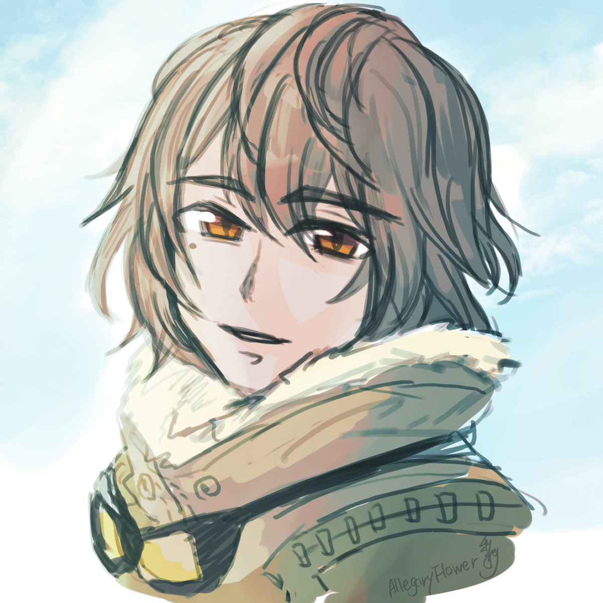 「ここしばらく私の情緒を狂わせていた男です シモン / MHST3」|秋桜のイラスト