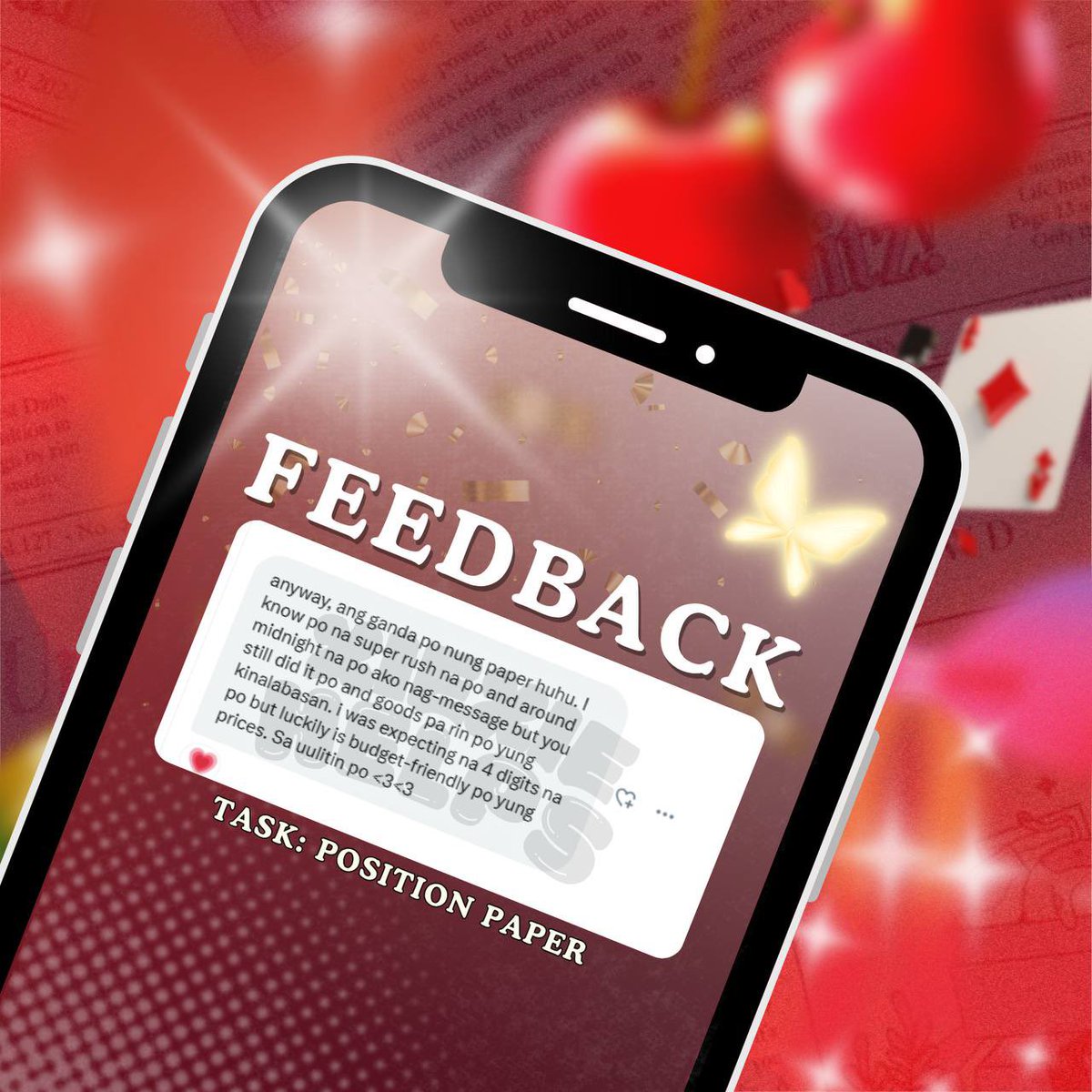 xxiecreates's tweet photo. 🎰💌

#xxiecreates with love and care.

task: position paper 📑

new client ulit! 🥹🫶

super thankful for trusting me with your paper. from researching hanggang pag-organize ng arguments and final polishing, literal na ipapasa nalang talaga. kahit medyo rush, kinaya naman phew T.T

thank you sm po, ‘til next time 🥰🍀

lf clients accounting business management video editor proofreader thesis research writeups creatives