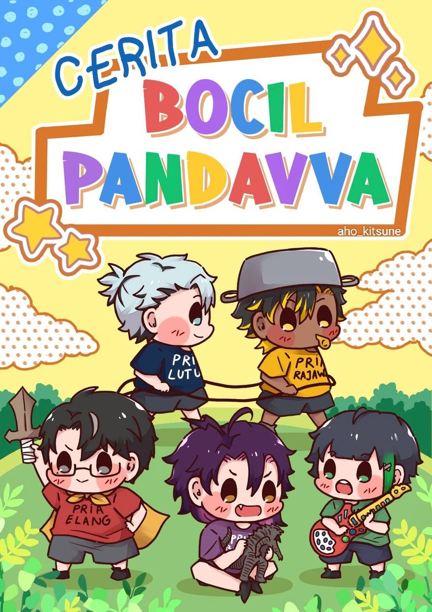 aho_Kitsune's tweet photo. PANDAVVA FANBOOK
✨bocil pandavva✨

-20 halaman full color
-Fluff, humor lokal, perbocilan -dengan segala kebodohanya 

Available untuk cocoma5
Po dan lainnya menyusul ya, jadi boleh like share dan bookmark dulu aja hehe. 
Makaci 💕

#MEVVARNAI https://t.co/lSJcuds9y3