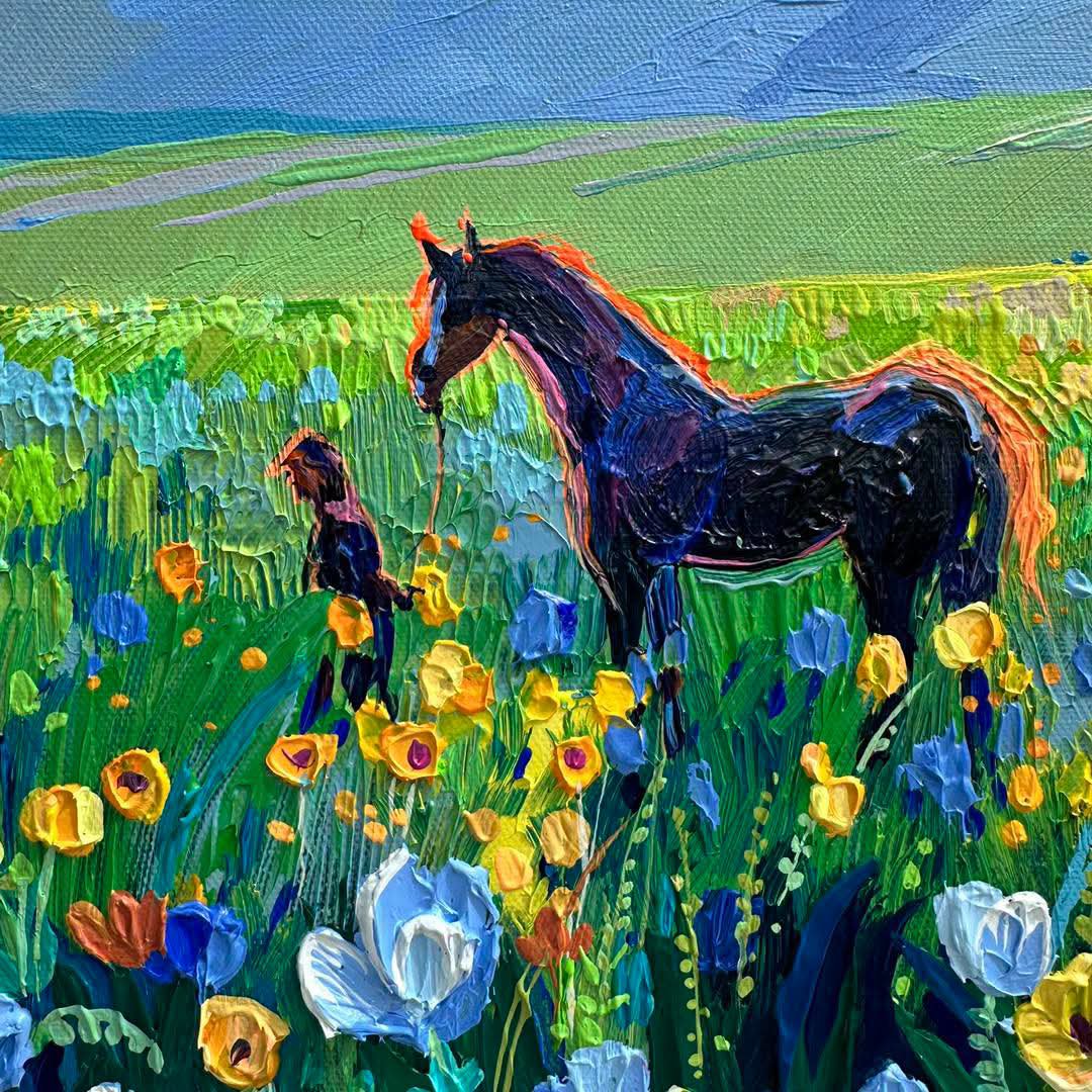SilviaChaves5's tweet photo. 'El Caballo y su muchacho' Mezcló mí pensamiento a #CSLewis y Anastasia Trusova. Libros y pintura #Arte https://t.co/DdtbfbeNW6