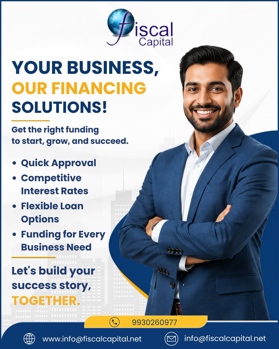 FiscalCapital's tweet photo. Empowering your business with smart financing solutions for sustainable growth always
#FiscalCapital #BusinessFinance #FinancingSolutions #BusinessGrowth #WorkingCapital #SMEFinance #FinancialSolutions #BusinessSuccess

} https://t.co/fPLlt7SAC2