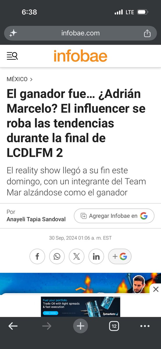 manufam185262's tweet photo. Bueno eso hace Televisa… durante la final de #LCDFMX2 mientras los 5 papanatas flopperos del team mar esperaban saber quien Ganaba. El hashtag y la tendencia fue Adrian ganador y Televisa lo mando a tumbar. https://t.co/XZH3gafjav