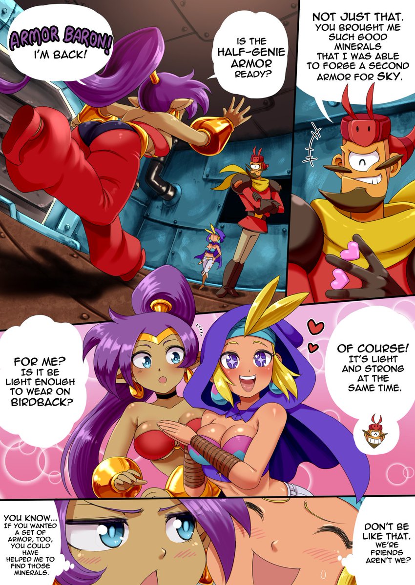 CastagnoNsfw's tweet photo. (2024) I made my version of this part of story from "the seven princess" >:3c
Shantae and Sky turned into limited edition figures.
Full story on Ptr3on, Fanbox and SubscribeStar. https://t.co/EwJHdwBPeV