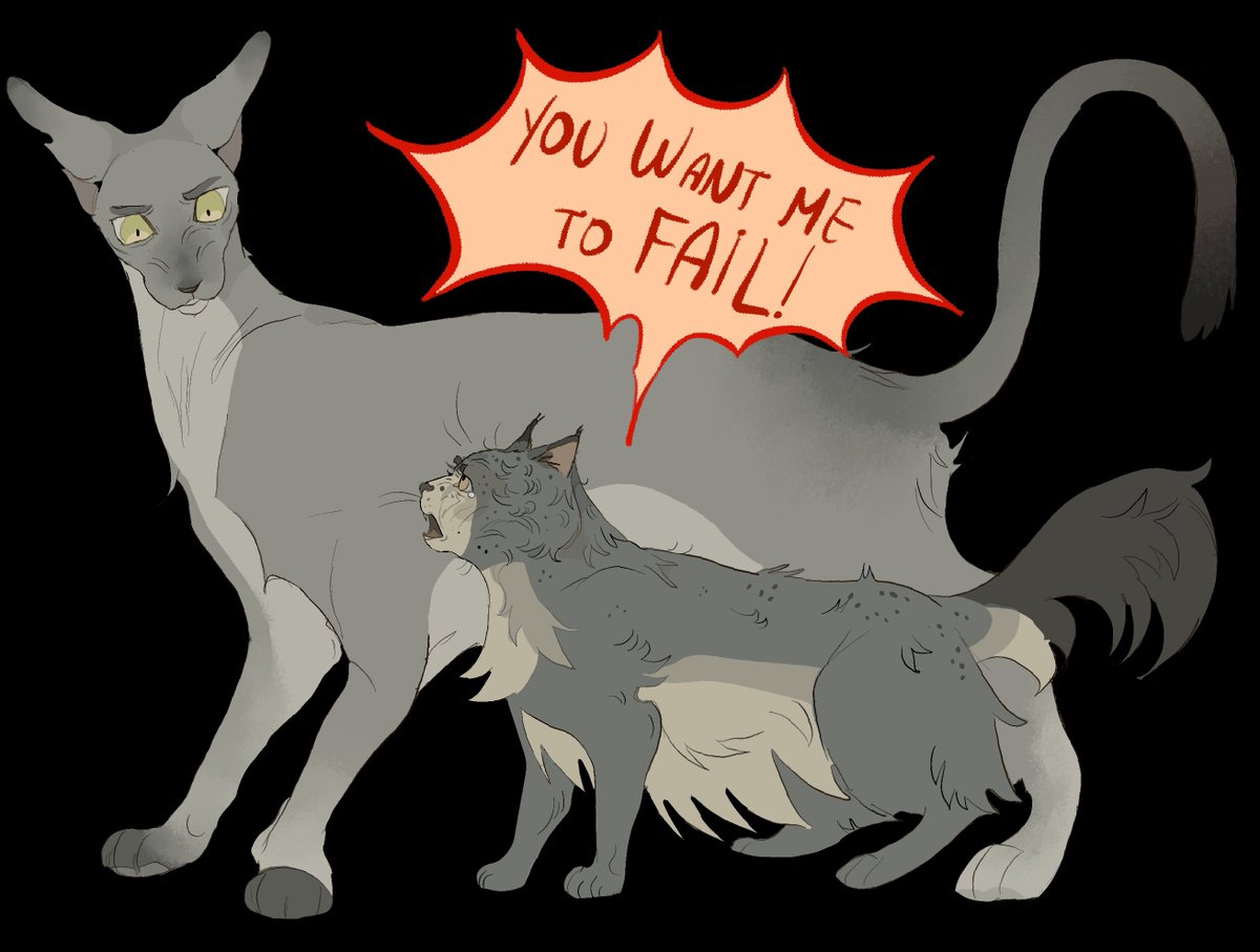 flixiastar's tweet photo. Twigbranch and Flypaw relationship hits me personally, love when mentorship is not always positive and lack communication #warriorcats https://t.co/HyhN1u35di