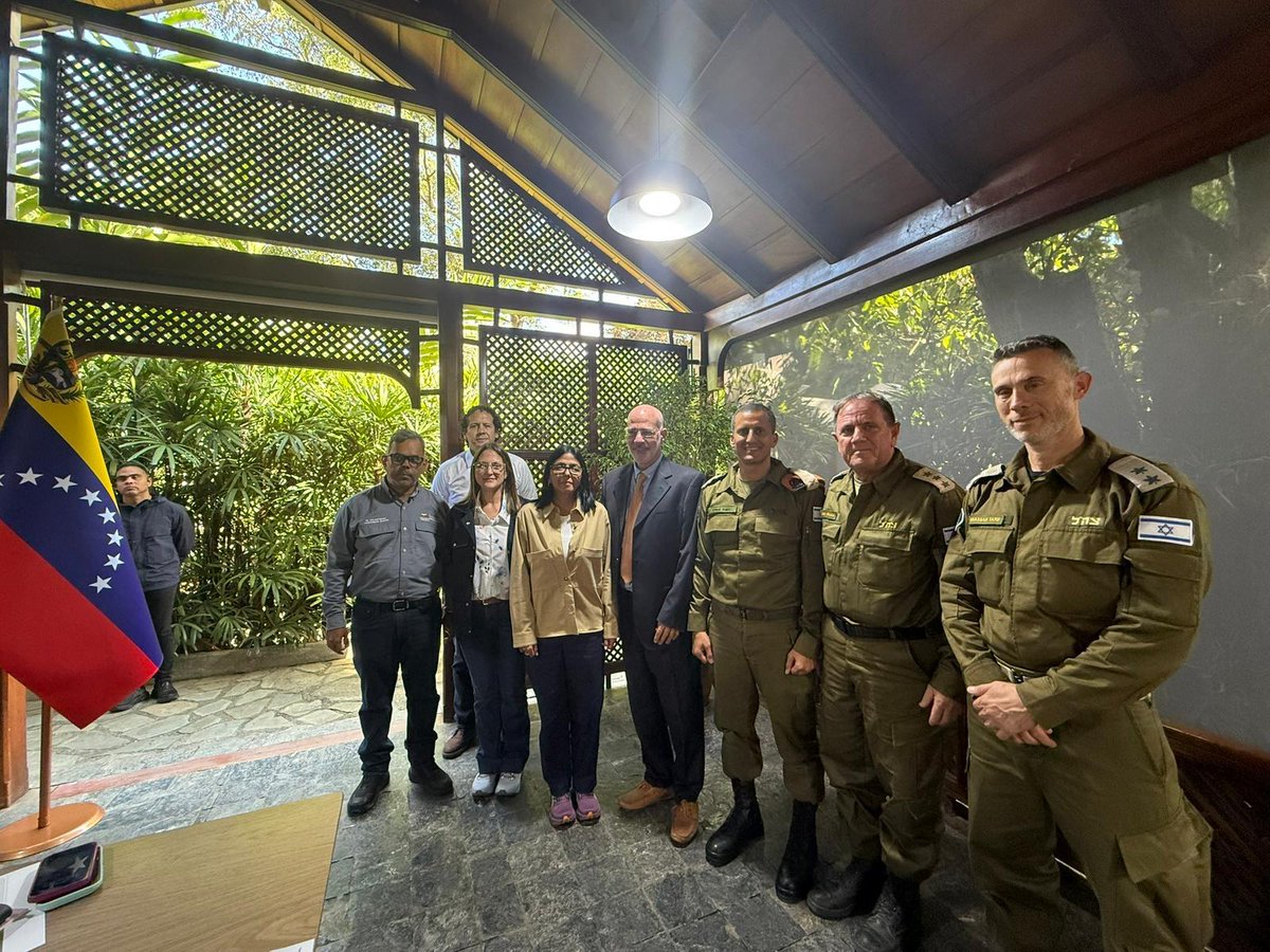 TheCradleMedia's tweet photo. Correspondent for i24 News, Amichai Stein, reports that interim president of Venezuela Delcy Rodriguez held a meeting with Israeli aid officials from the Foreign Ministry and Israeli military.

Delcy is serving as interim president following the kidnapping of Nicolás Maduro and his wife, Cilia Flores, who were abducted by US forces on 3 January during a US attack on Caracas.

The two countries have been without official diplomatic ties since January 2009 when then-President Hugo Chávez formally broke all diplomatic relations with Israel.
