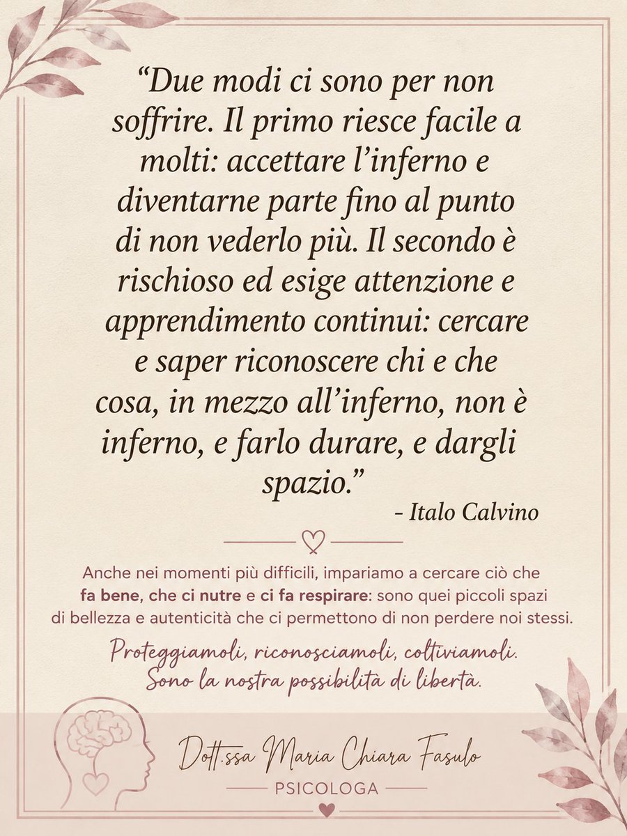 FasuloChiara's tweet photo. Anche nel buio, cerchiamo spazi di bellezza e autenticità: sono piccoli respiri che ci salvano e ci rendono liberi. Proteggiamoli e coltiviamoli, sempre.

​Dott.ssa Maria Chiara Fasulo, Psicologa

​#Psicologia #Resilienza #Benessere #SaluteMentale https://t.co/aP5yG9eZqj