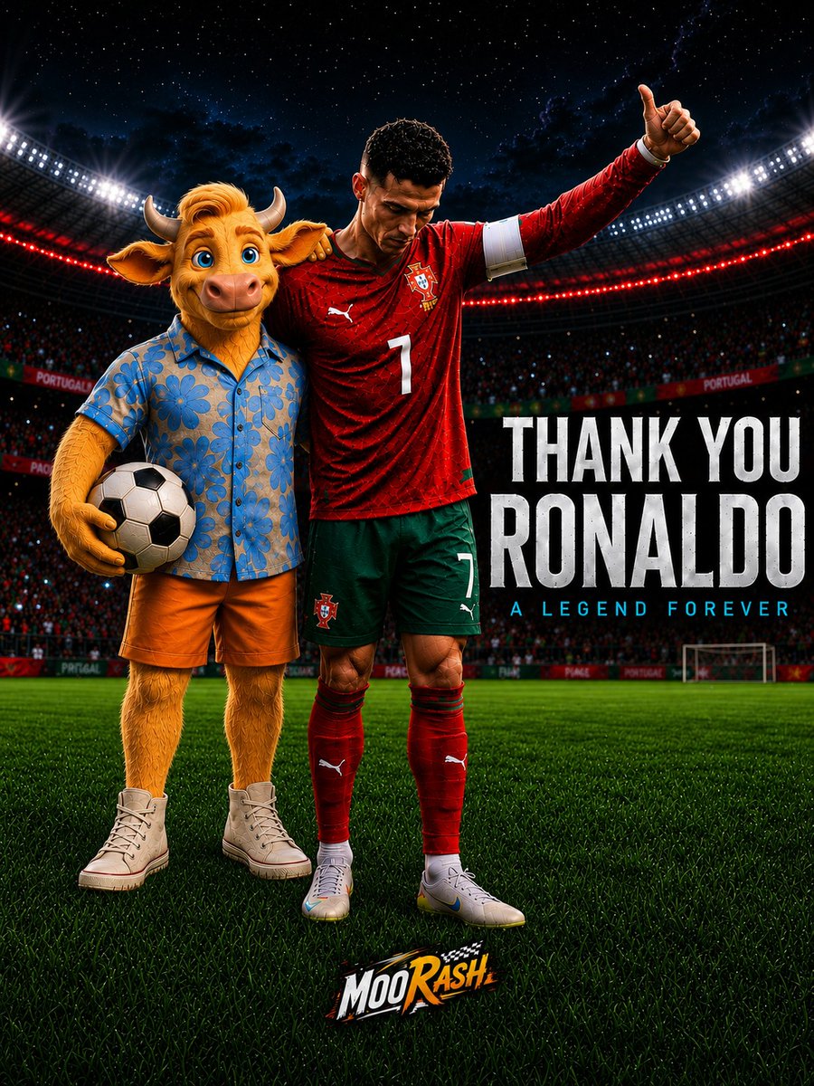 cow_paradise_'s tweet photo. Legends are remembered forever.
Thank you, Cristiano Ronaldo, for inspiring millions with your passion, dedication, and unforgettable moments on the pitch.
A legend. An icon. Forever.❤️🐐
#ThankYouRonaldo #CristianoRonaldo #CR7 #FootballLegend #GOAT #Respect #LegendForever https://t.co/a2vjbo9Tiv