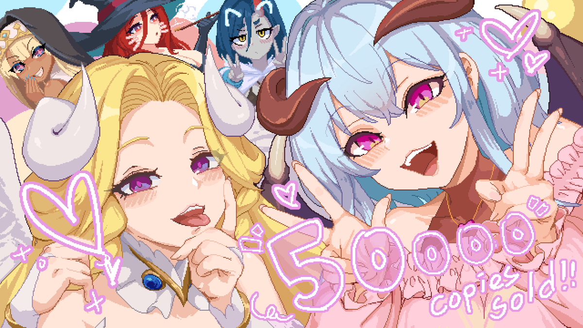 ramencat0405's tweet photo. Succubus Successor Has Surpassed 50,000 Copies Sold!

We will continue working hard to bring you even better content and experiences in the future. Once again, thank you to everyone who has supported Succubus Successor! https://t.co/BkIrZLuIKg