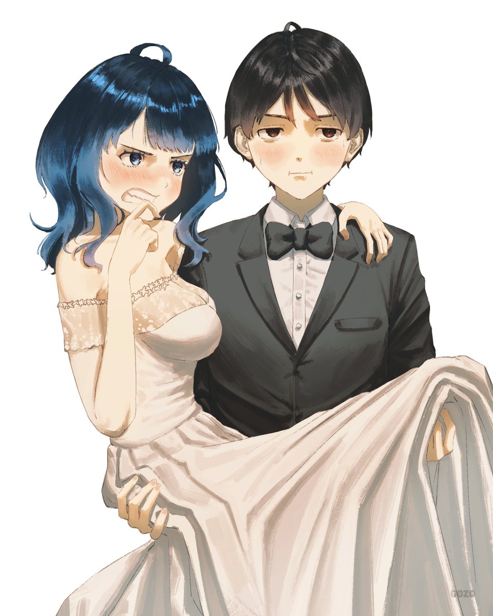 GOZO_art's tweet photo. Unplanned marriage?
#マケイン #負けヒロインが多すぎる https://t.co/9dorHpAmYO