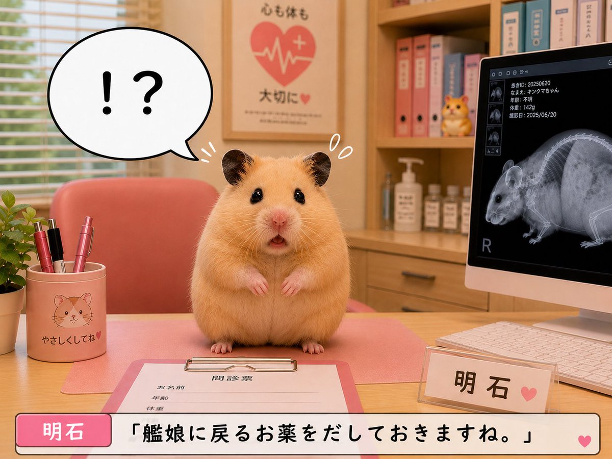ToneNenko's tweet photo. あるんですか！？

#ハムになった阿賀野 https://t.co/0S9bYuObEI