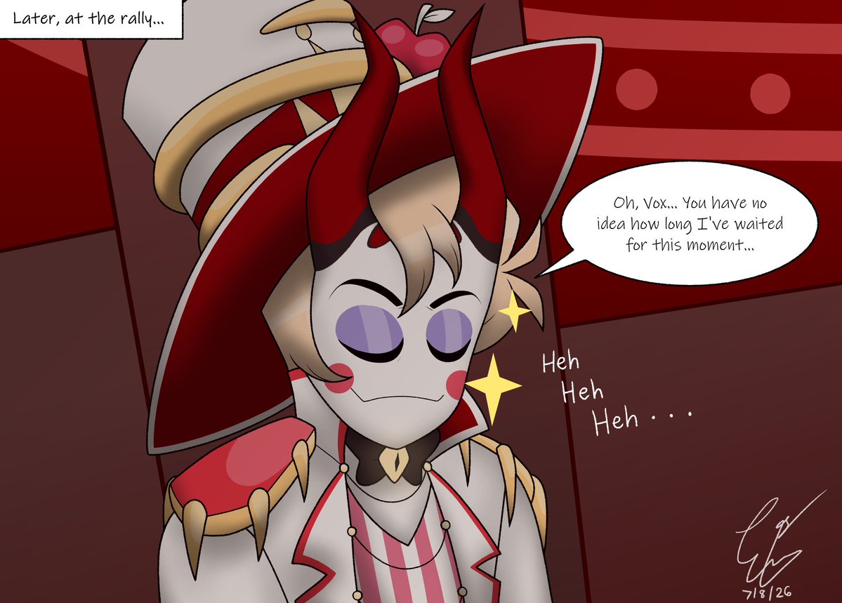 SoulEvans515's tweet photo. The Parasocial Lucifer AU by @crypt_techdawgg is absolutely hilarious and I love it sm lol😂😭 so I drew a short comic based from it
I bet Luci would've been delighted when he gets to meet Vox for the first time during Vox Populi💀
#staticapple #parasocialau #applestatic https://t.co/yjtusHCAXM