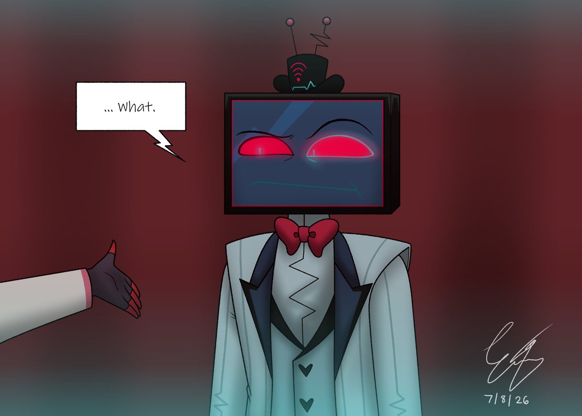 SoulEvans515's tweet photo. The Parasocial Lucifer AU by @crypt_techdawgg is absolutely hilarious and I love it sm lol😂😭 so I drew a short comic based from it
I bet Luci would've been delighted when he gets to meet Vox for the first time during Vox Populi💀
#staticapple #parasocialau #applestatic https://t.co/yjtusHCAXM