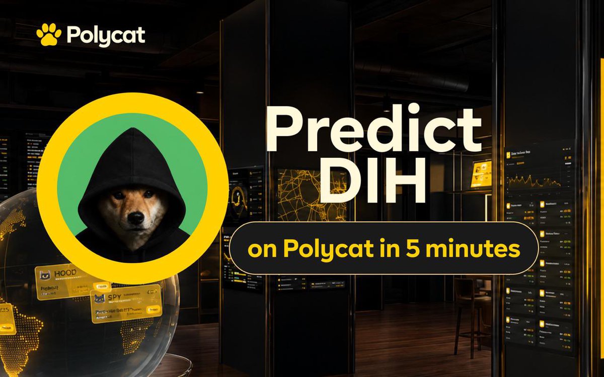 FreshAlpha_'s tweet photo. One day, I will be rich. For now, let’s keep working 

Predict $DIH on @PolyCatsRobin and win some $$ https://t.co/ovsmxcm9uK