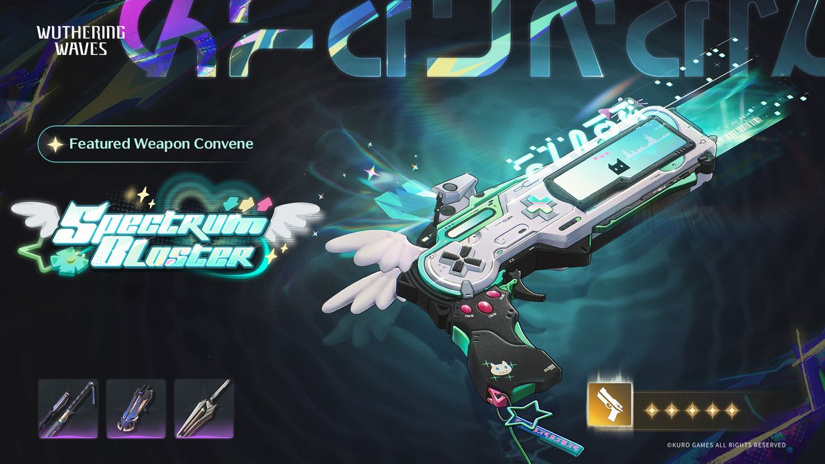 Wuthering_Waves's tweet photo. [Version 3.5 Featured Resonator/Weapon Convene: Phase I]

Featured Resonator Convenes [When Winter Thaws] & [Undefined Spectrum], and Featured Weapon Convenes [Daybreaker's Spine] & [Spectrum Blaster] will be available soon.

✦Duration: Version 3.5 update - 2026-07-30 09:59 (server time)

✦For more details, visit: https://t.co/0Dx5t0uaKX

#WutheringWaves