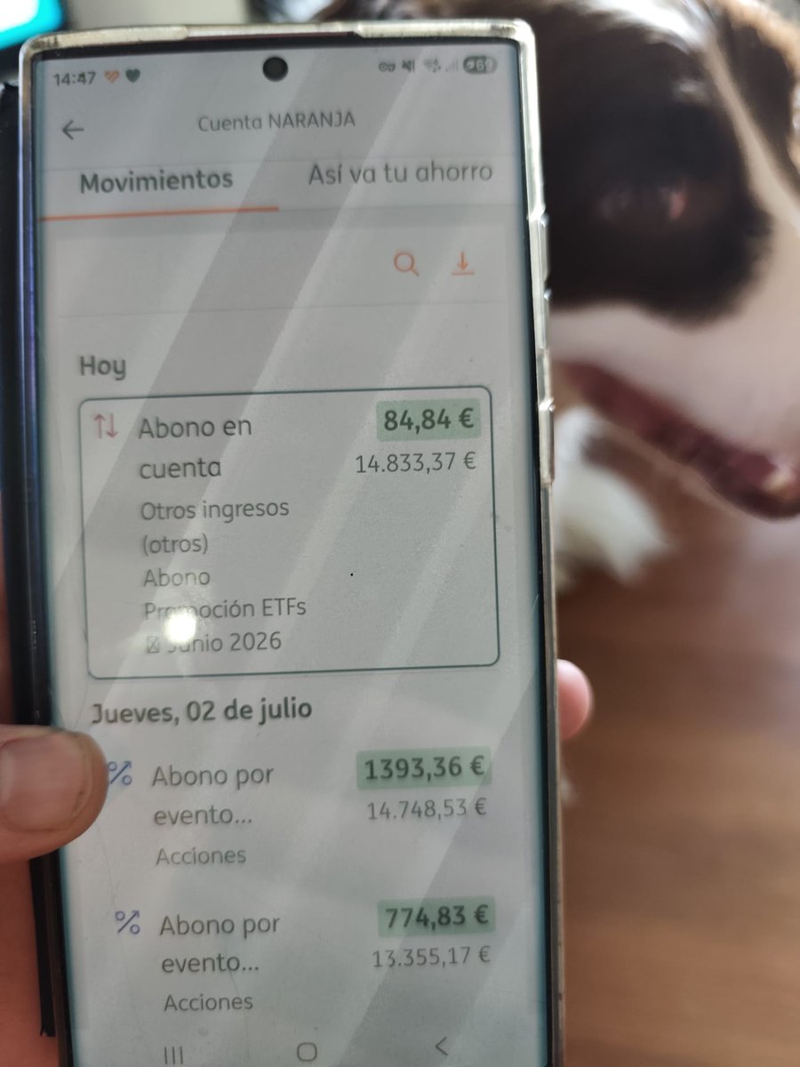 iparatx's tweet photo. El broker naranja de @ING_es me devuelve las comisiones de compra de los ETF de junio

Aparte no tengo comisiones de custodia

Los flujos de efectivo de julio, junto a los dividendos, son destinados a la misma provisión de liquidez para reinversión

#AtxCapital #IB1T #XEON #EONIA https://t.co/4ec9Wyi9Wx