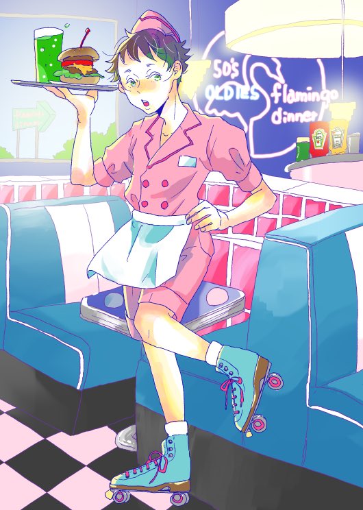 ceo_neon's tweet photo. 初期イラスト集『Jukebox』より50's(oldies)
#Jukebox_log https://t.co/HEPMCQsQ1M