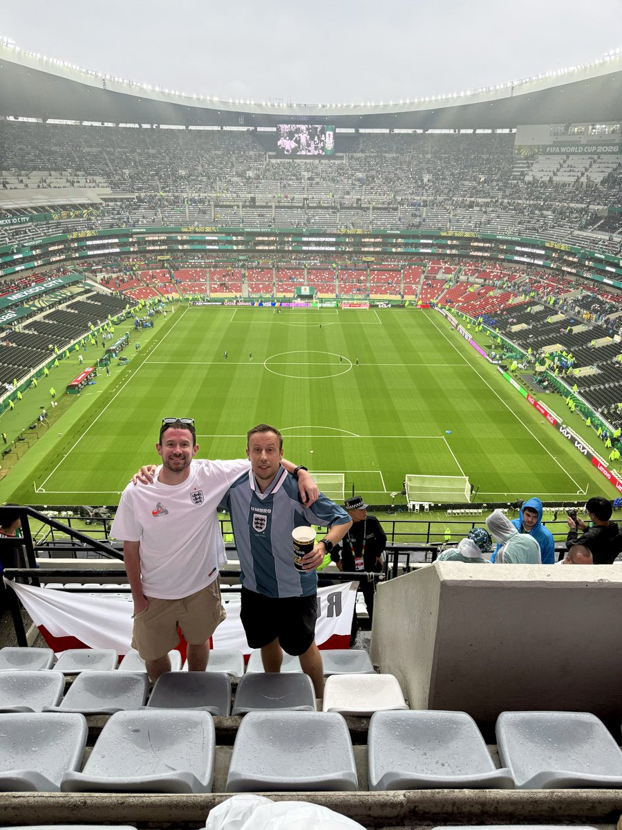 TomTots's tweet photo. Not sure it gets any better than that.

Mexico. Mexico City. The Azteca 🇲🇽

Storm delays. KO changes. 149dB. Incredible locals. Attitude > altitude. Peak Bellingham. The Great Wall of Burn.

The best atmosphere. The best game I’ve ever experienced.

¿Y si, sí? What if… yes? 🏆🏴󠁧󠁢󠁥󠁮󠁧󠁿 https://t.co/En5AyEjWDc