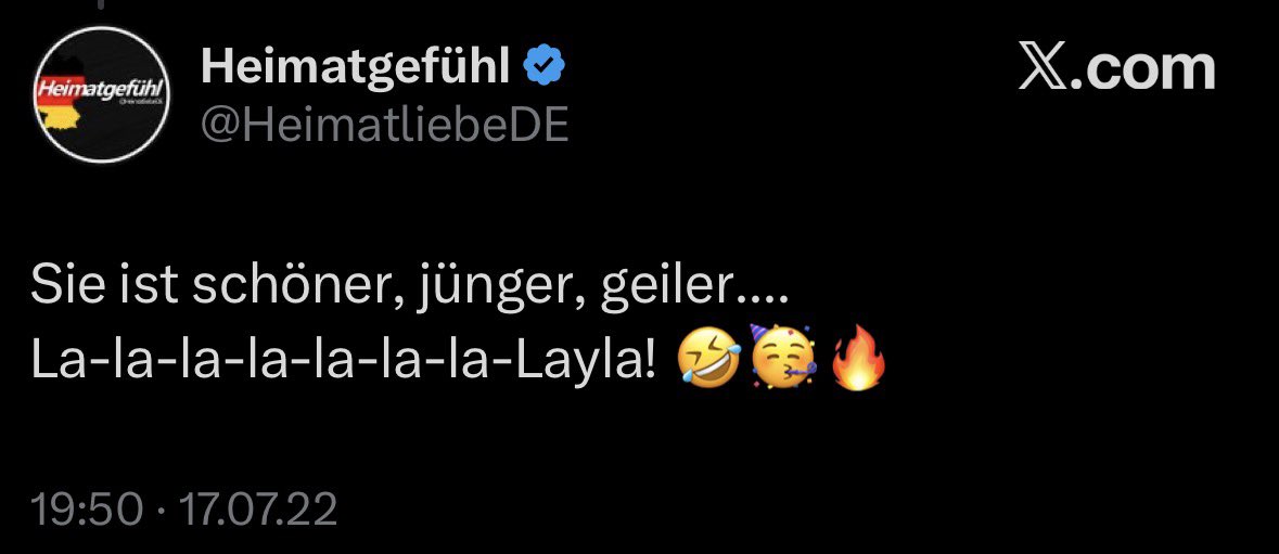 jens_schwaab's tweet photo. Die selben Leute die sich über Ikkimel beschweren, hätten es vor vier Jahren bis auf den Tod verteidigt, dass sowas auf jedem Dorffest und im Radio läuft. https://t.co/BDM7ul3xIu