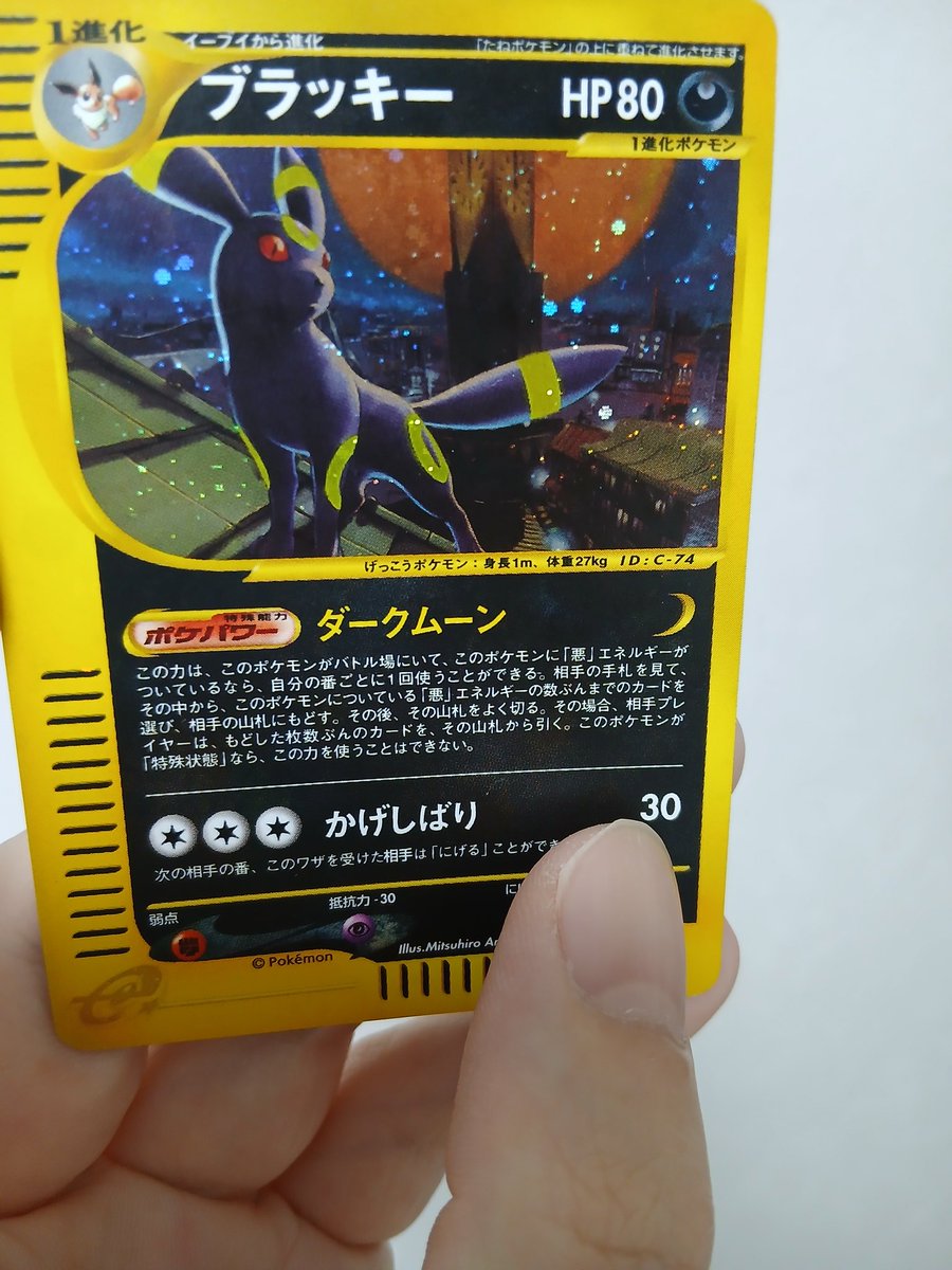 No.36「闇夜を導くブラッキーの光」 ブラッキー大好きです🥺✨
