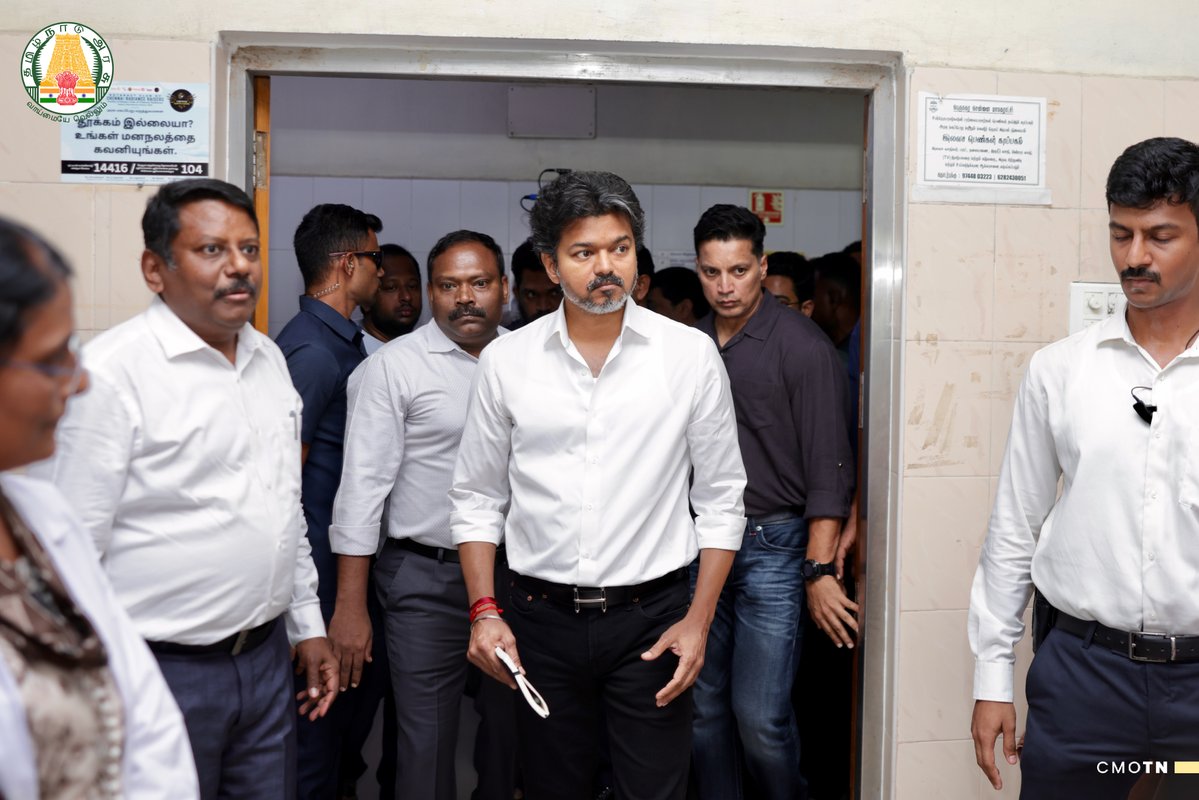 CMOTamilnadu's tweet photo. மாண்புமிகு தமிழ்நாடு முதலமைச்சர் திரு.ச.ஜோசப் விஜய் அவர்கள் இன்று (8.7.2026) சென்னை, எழும்பூரிலுள்ள அரசு தாய்சேய் நல மருத்துவமனைக்கு நேரில் சென்று திடீர் ஆய்வு மேற்கொண்டு, அங்கு சிகிச்சைப் பெற்றுவரும் தாய்மார்களிடம் உடல்நலம் விசாரித்ததோடு, சிகிச்சை மற்றும் வசதிகள் குறித்தும் கேட்டறிந்தார்.
#CMJosephVijay‌