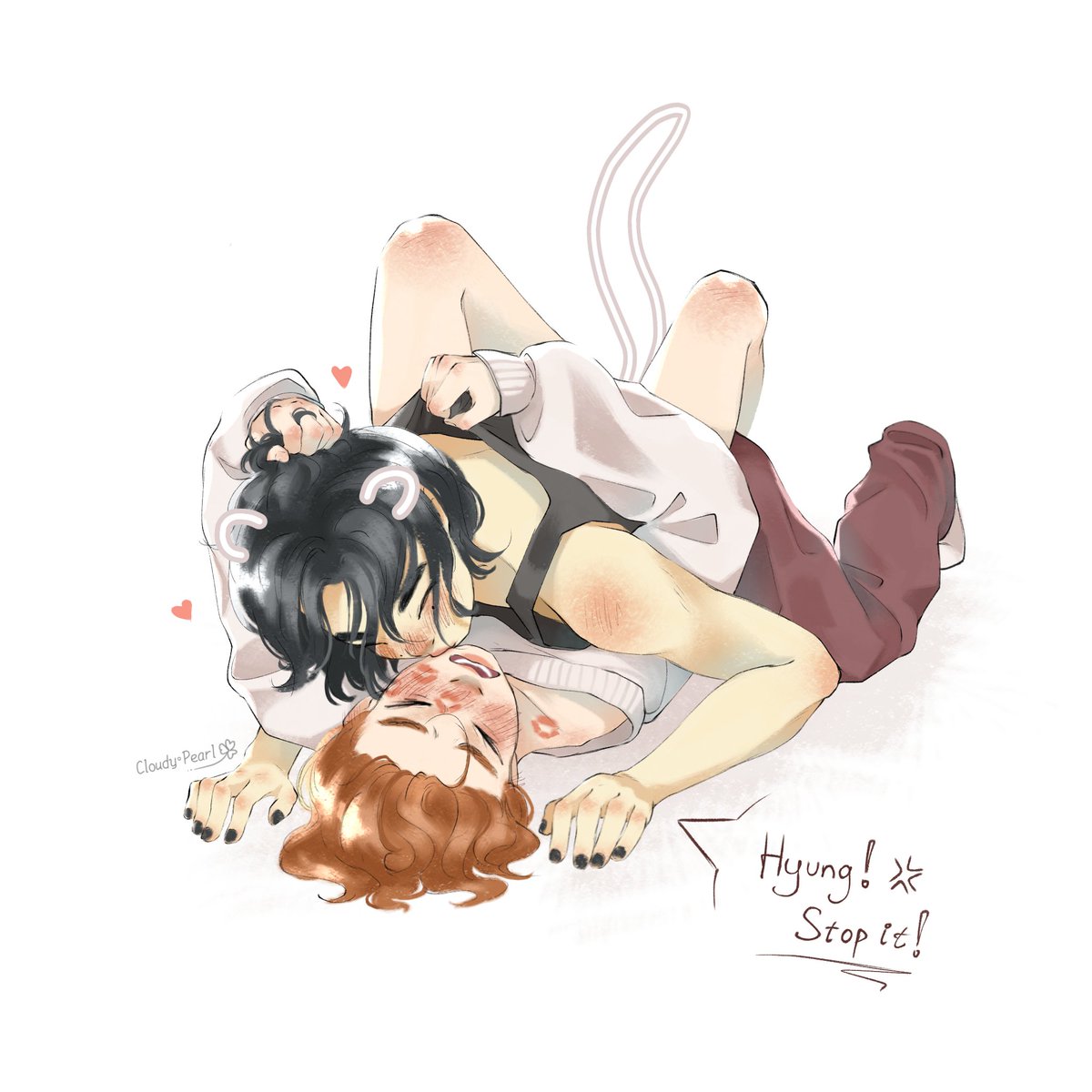 CloudyPearl_Art's tweet photo. Affection onslaught 💕

#hyunin #현양 https://t.co/vtwWebWgZ8