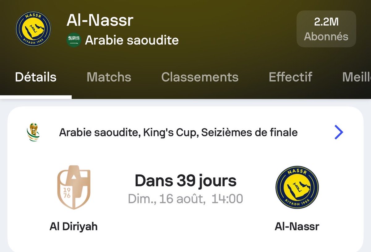 Loguito6's tweet photo. J’aimerai tellement pas être le gardien de Al Diriyah dans 39 jours ☠️💀 https://t.co/Qu5JF8zBPB