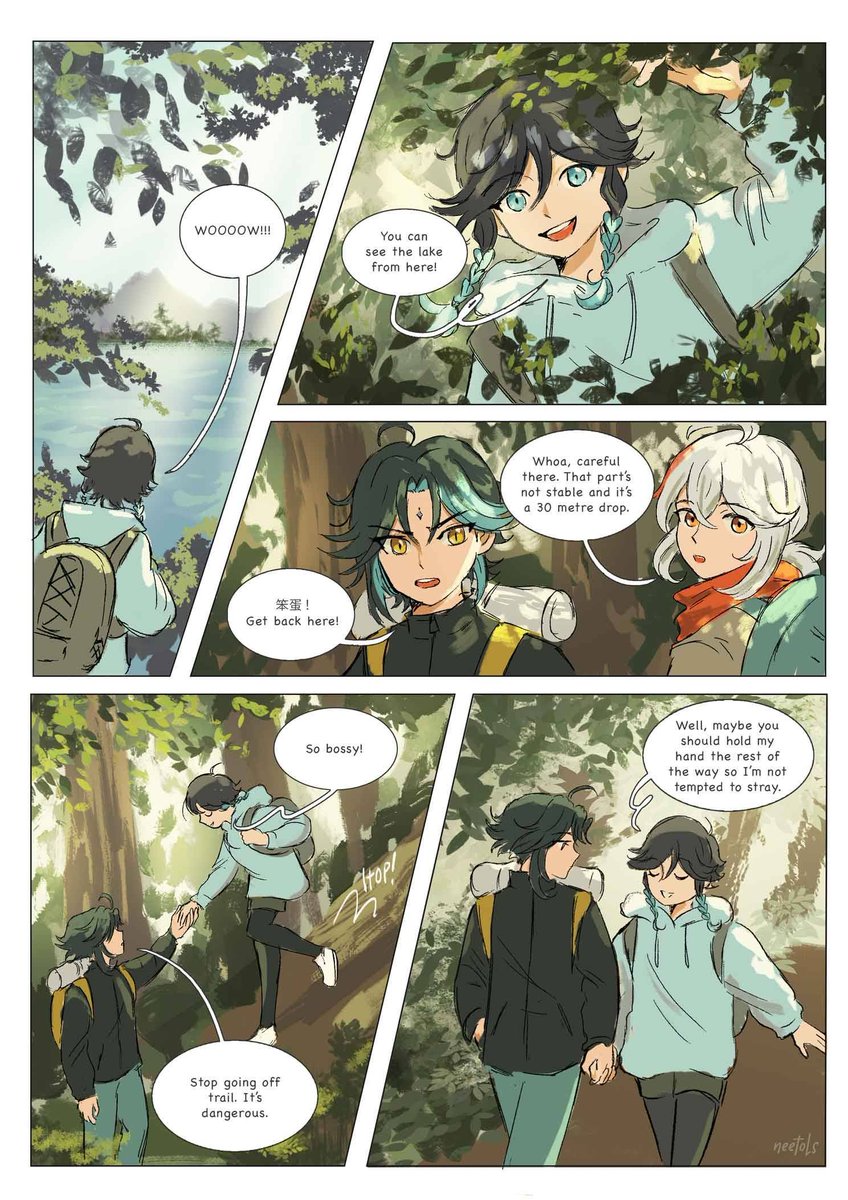 _neetols_'s tweet photo. reupload of an old comic, i wanna make a xiaoven book so bad 🥲🥀 https://t.co/bt2GApkPNW