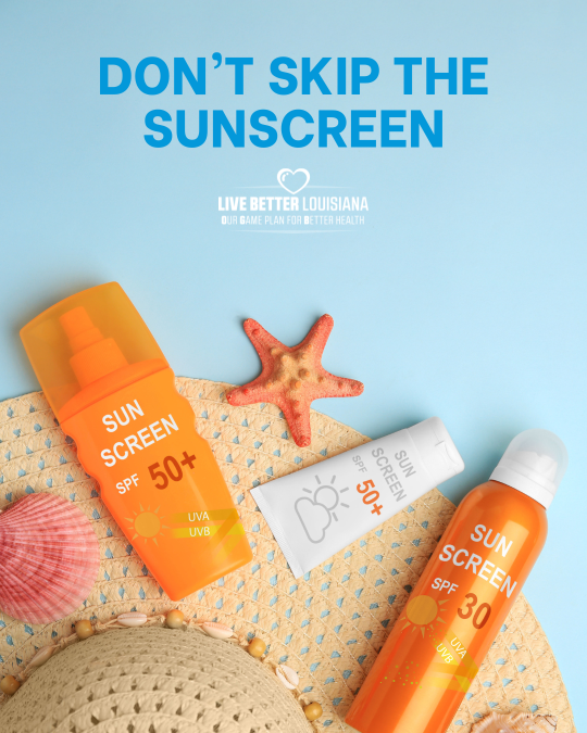LiveBetterLA's tweet photo. Sunscreen isn't just for beach days. UV rays can damage your skin in as little as 15 minutes—even on cloudy days. Daily sunscreen helps prevent sunburn, premature aging, and skin cancer. Learn more: https://t.co/LyECZQxe4K https://t.co/rejLUA9mJC