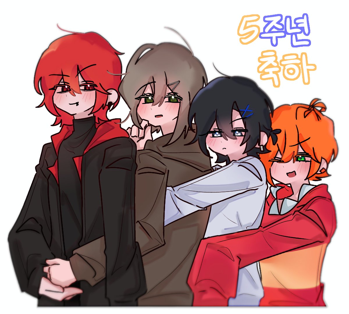 NingNem's tweet photo. #우리의_다섯번째_혁명의날을_축하해
#5TH_REVOLUTION_WITH_YOU
#Ryu_Art #onyu_art #jack_art #gemini_art 
❤️‍🔥❤️‍🔥 https://t.co/k4qAzyjCqA