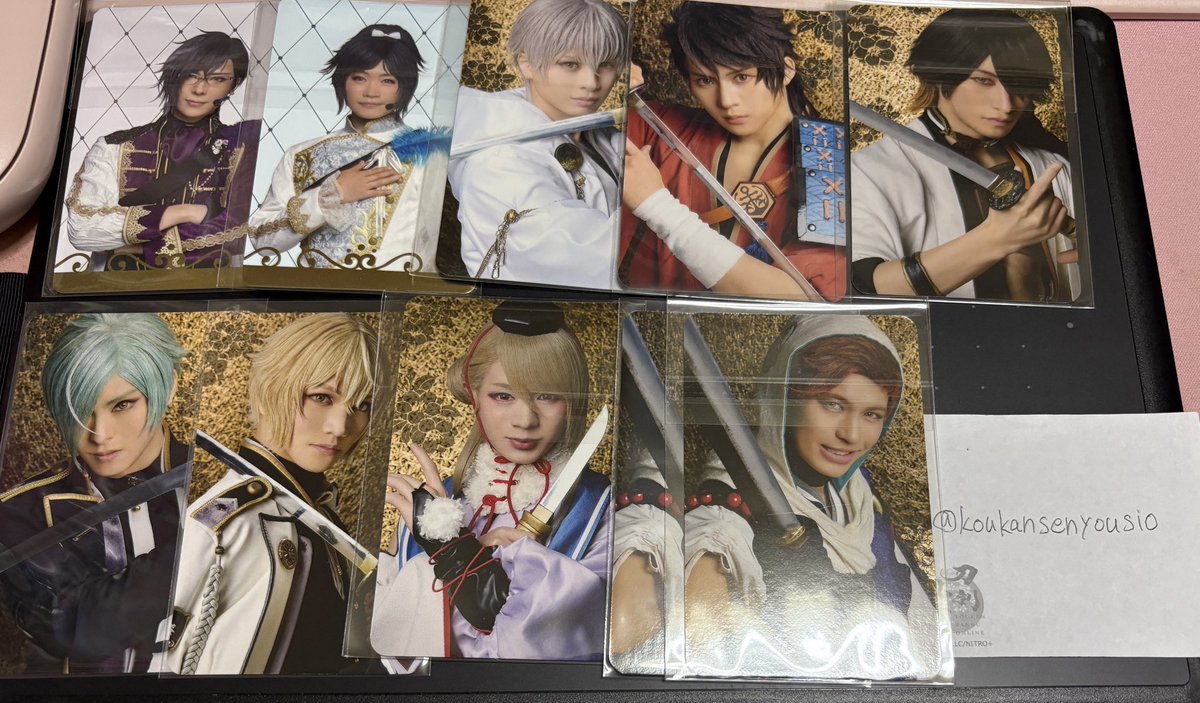 koukansenyousio's tweet photo. 【交換】ミュージカル刀剣乱舞　刀ミュ　ふぉとカ　ランふぉと　ふぉとカード　シブツタ

譲　蜂須賀2蜻蛉切2桑名.物吉.御手杵.石切丸.和泉守.堀川.明石.安定.鶴丸.陸奥守.長曽祢.膝丸.髭切.今剣.岩融2
求　博覧会加州

土日京都手渡しもしくは郵送での交換を希望です。
よろしくお願いいたします。 https://t.co/C13nimD57T