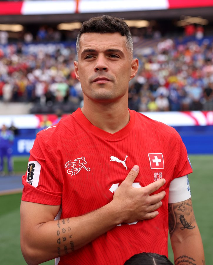 WhoScored's tweet photo. Granit Xhaka has won possession in the midfield third more times (23) than any other player at the World Cup. 💪 https://t.co/VsbjRSeQVm