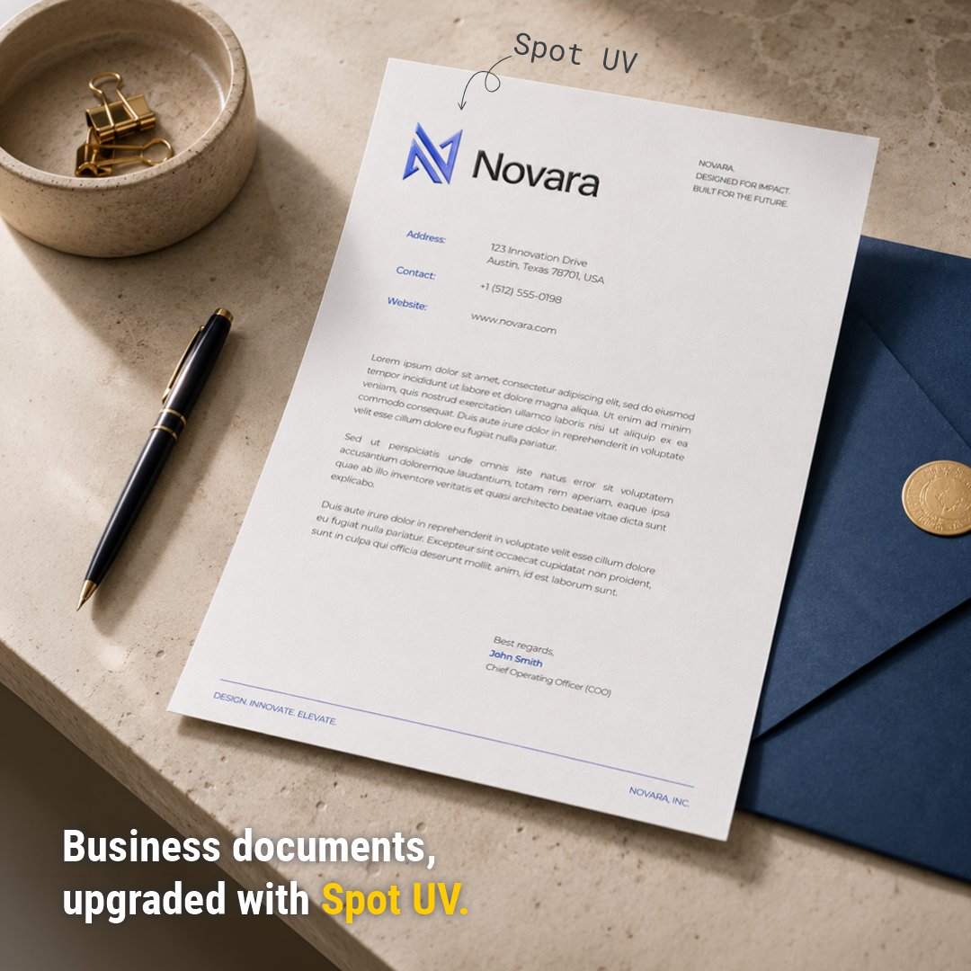 tagsenusa's tweet photo. Premium branding starts with the details. Spot UV letterheads add a sleek, professional finish that helps your business stand out with every business document.

#BrandIdentity #TagsenUSA https://t.co/sV4CBy5w5r