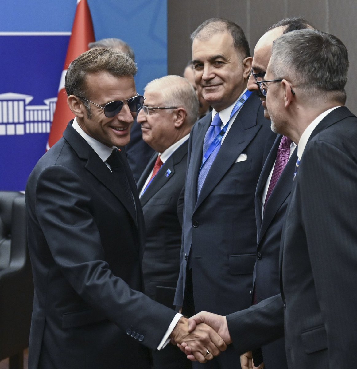 zulkufsengul's tweet photo. Sayın Cumhurbaşkanımız, Türkiye’nin ev sahipliğinde Ankara’da düzenlenen 36. NATO Devlet ve Hükûmet Başkanları Zirvesi ikili temasları kapsamında Fransa Cumhurbaşkanı Emmanuel Macron ile bir araya geldi. https://t.co/7vHmFOs0qE