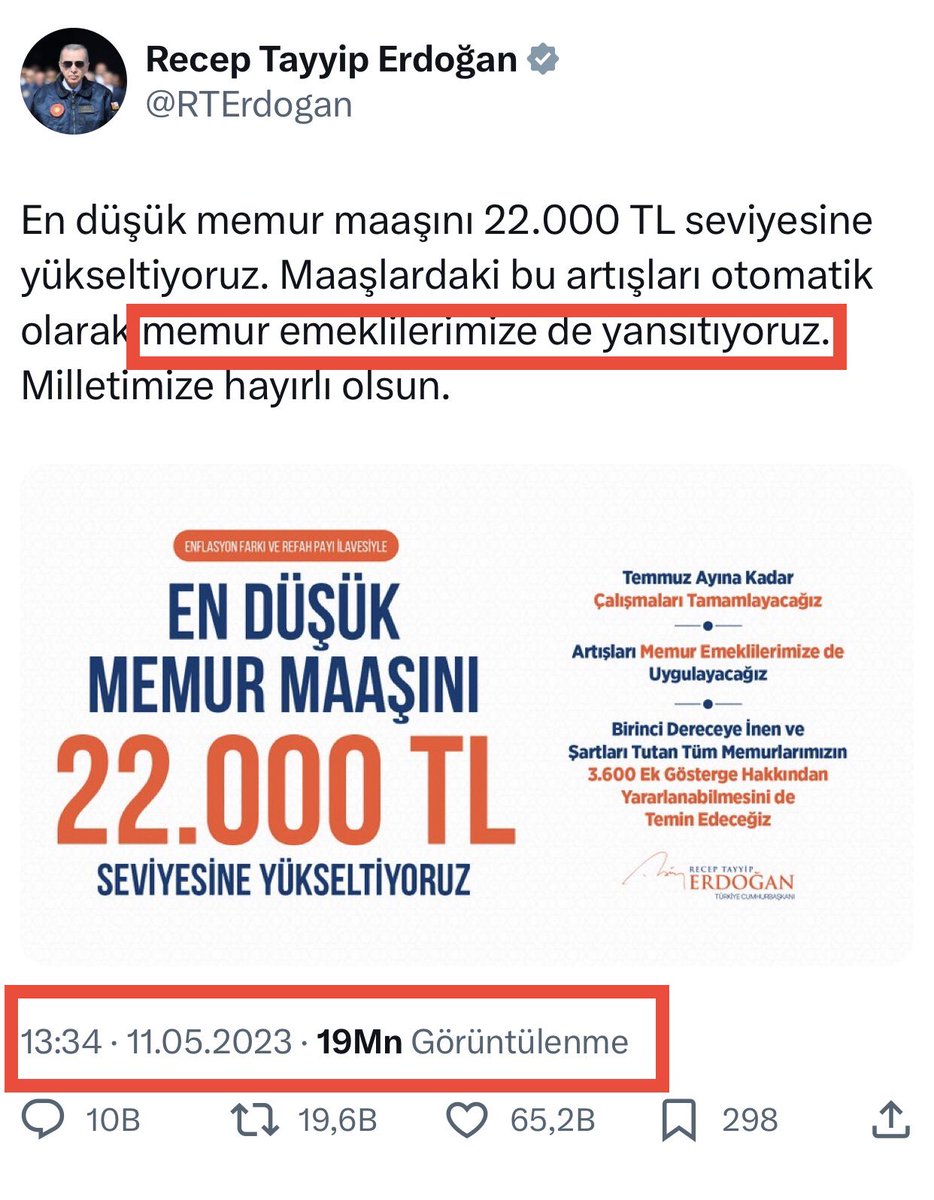 sercan_izmir's tweet photo. @Akparti Maaşımın 👉🏿 diğer yarısını istiyorum.

375/40 khk ile SEYYANEN Hakkını elimizden aldınız.
Böyle dünya liderliği olur mu?
Sözünüz var Cumhurbaşkanı olarak.
#EmekliMemur 🧚
#MemurEmeklisineAdalet
@RTErdogan
@Akparti @TBMMGenelKurulu https://t.co/aRXmBEKqOs