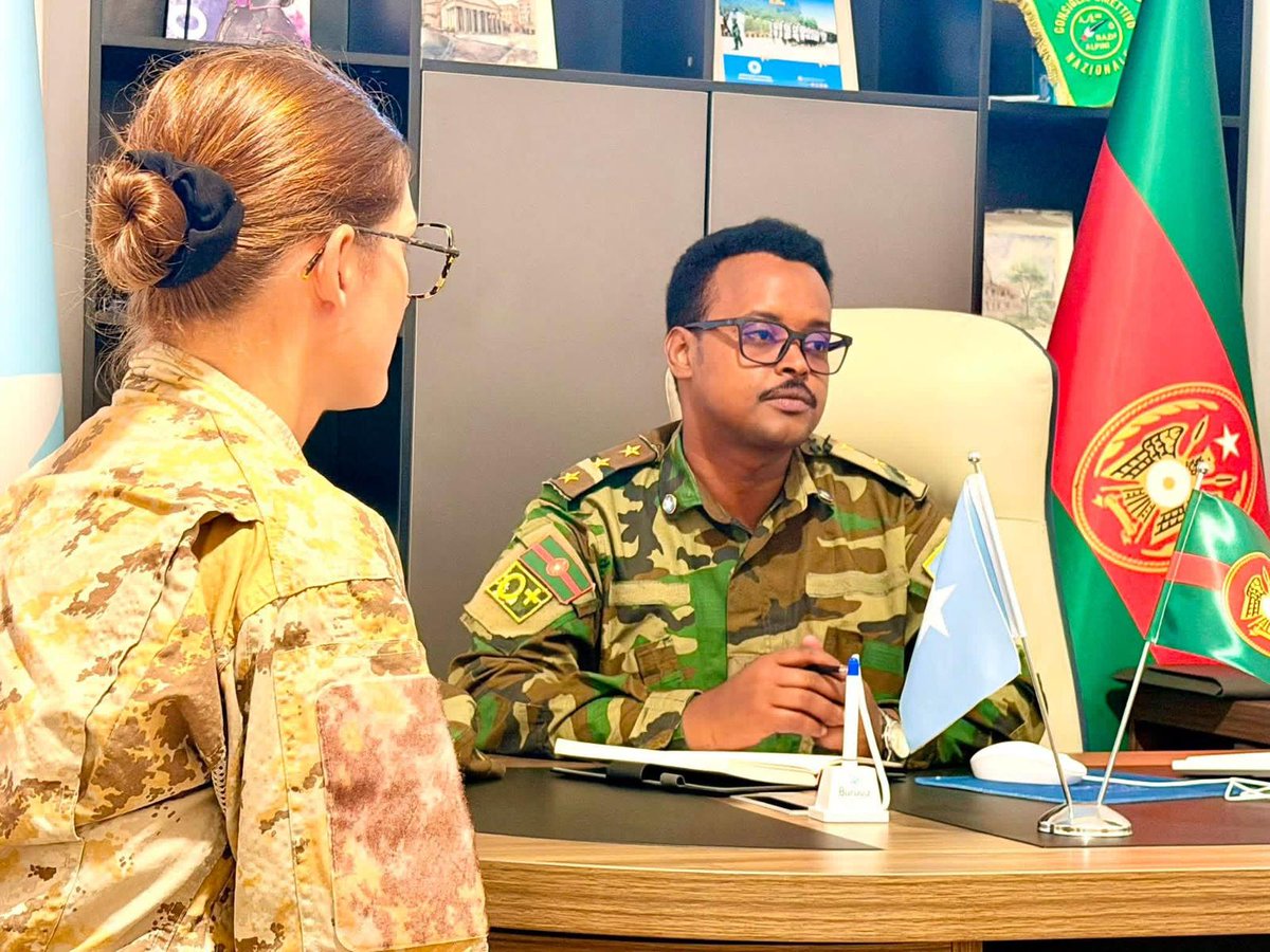 EutmSomalia's tweet photo. An #EUTMSomalia delegation visited the #SNA Force Hospital to strengthen medical cooperation and mark the launch of training on obstetric emergencies, supporting the development of resilient military healthcare capabilities in Somalia. https://t.co/MDlPYvyTJT