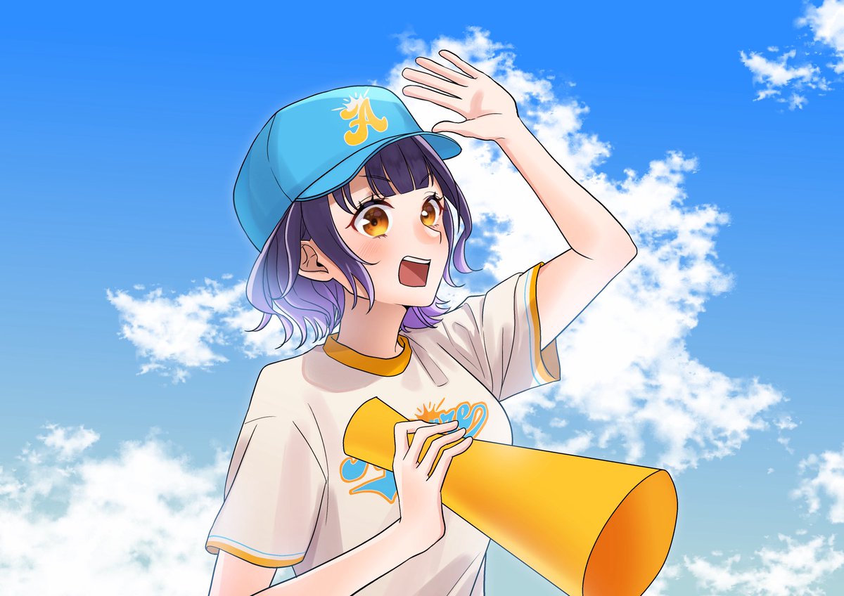 amesk_yoi's tweet photo. 朝晴高校！！ファイト〜！！！！

#すずなあーと
#にじさんじアルプススタンド https://t.co/xuSjBihXS6
