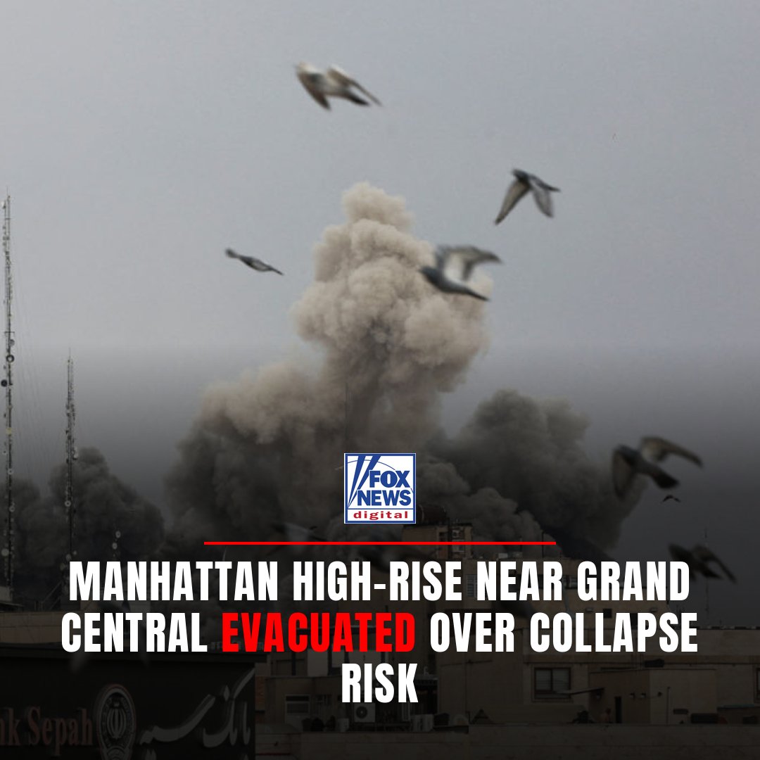 nicole_cat0's tweet photo. A 37-story Midtown Manhattan high-rise near Grand Central Terminal was evacuated Tuesday morning after two columns buckled between the 21st and 22nd floors, leaving the building sagging and at risk of localized collapse. https://t.co/F6wNpNVd65