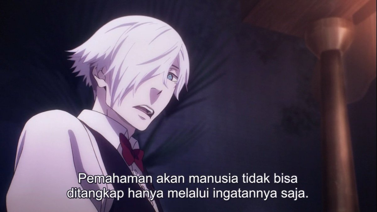 QuotesEnter's tweet photo. -𝗤𝘂𝗼𝘁𝗲𝘀 𝗔𝗻𝗶𝗺𝗲 𝟲𝟳

~Yuzuru, Tachikawa. (Sutradara) 2015. Death Parade Episode 9. Jepang: Madhouse (22 Menit)

#Anime
#QuotesAnime
#DeathParade 
#デス・パレード
#DeathParadeEp9
#DeathParadeEps9
#Quindecim
#Decim

Decim: https://t.co/1H3odfyB5W