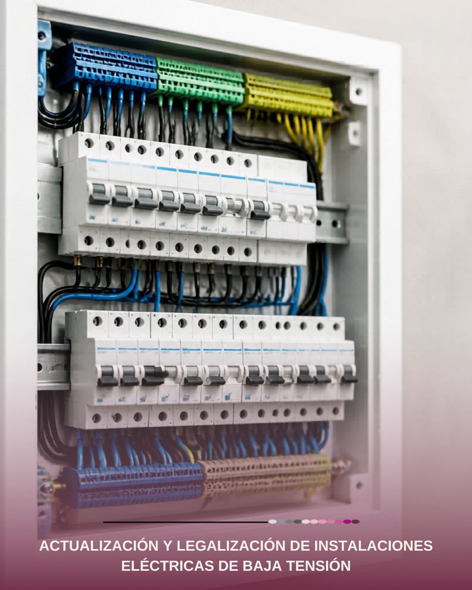 GaleniTelecom's tweet photo. ⚡ Actualizar la instalación eléctrica implica más que cambiar cables: revisión del cuadro, normativa vigente, legalización, cálculo de cargas y documentación actualizada.

De principio a fin.

#Galeni #electricidad #bajatension https://t.co/ye6RfQo7QN