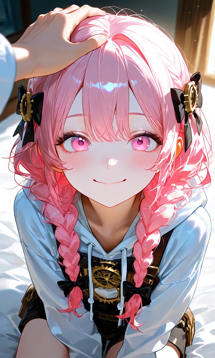 RUCCHIees's tweet photo. @mikan00070325 みかんちゃん〜久しぶり🩷✨

🕰
「だいふくくんおはよ🔆.｡:
撫でようとしたら撫でられちゃった(*ﾉ>ᴗ<)ﾃﾍｯ♡」
「だから白兎撫でとくね」 https://t.co/iLbmB25eni