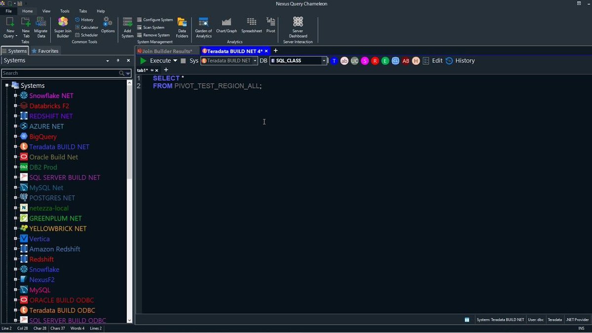 CoffingDW's tweet photo. Watch Nexus query and join Parquet, JSON, CSV, and Excel flat files in an AWS bucket as if they were a database.

https://t.co/KtJPmCrTN9

#teradata #oracle #snowflake #redshift #sql #etl #postgres #yellowbrick #mysql #db2  #vertica #greenplum #sqlserver #bigquery #databricks https://t.co/hxMCAhHSvS